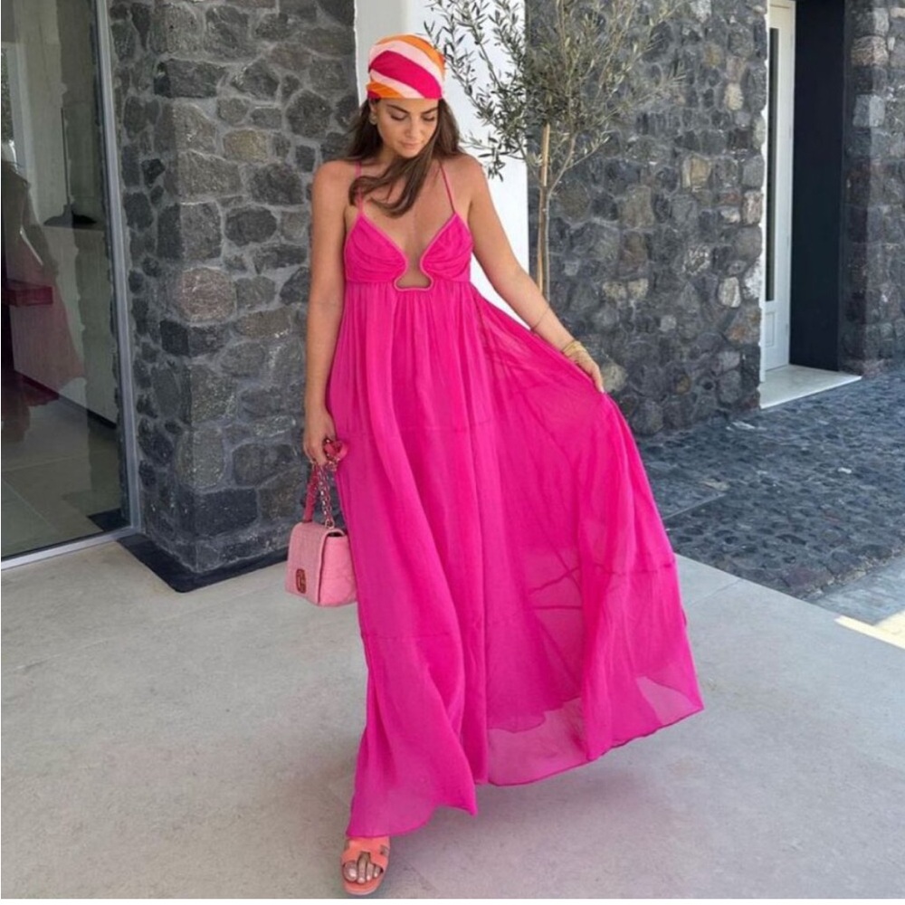 Zara Pink Maxi Dress
